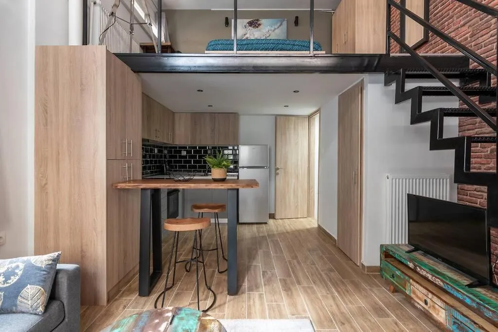 Industrial Loft Near Seaside W 200Mbps Apartment Thessaloniki 0*,