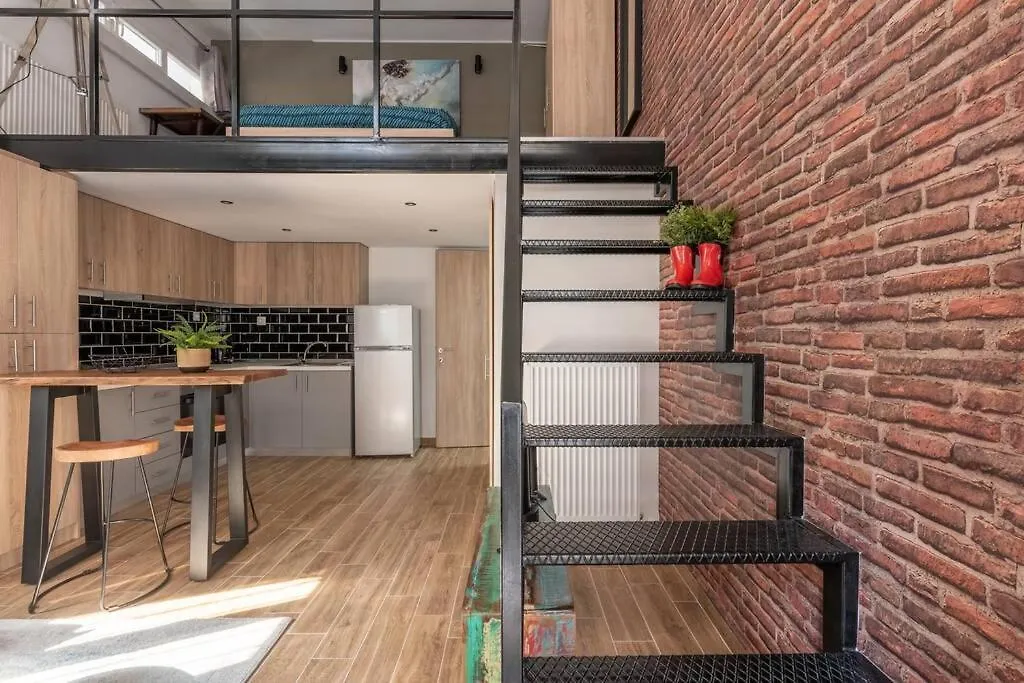 Industrial Loft Near Seaside W 200Mbps Apartment Thessaloniki 0*,  Greece